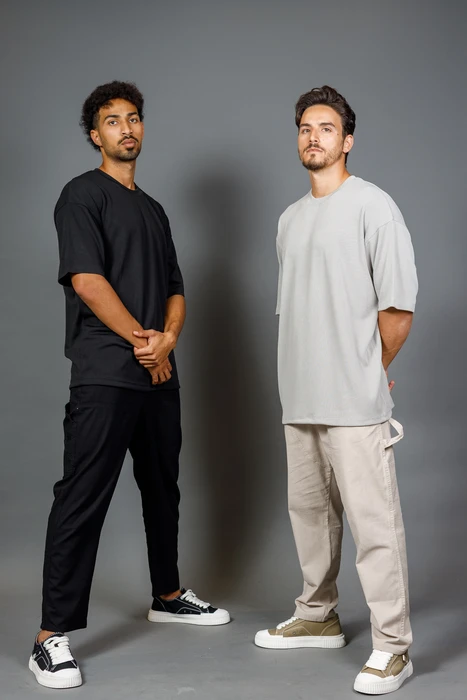 טישרט אוברסייז טקסטורה